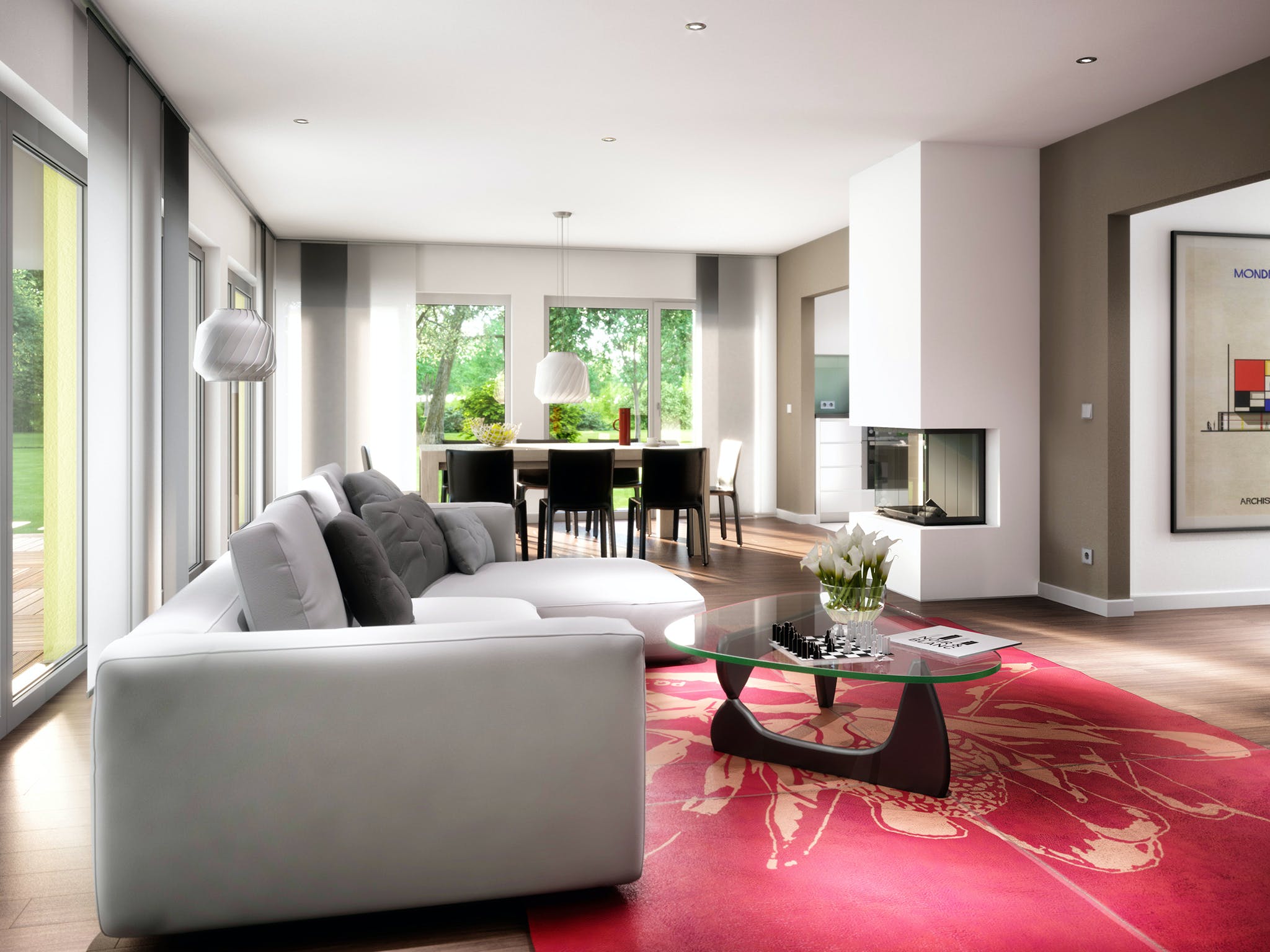 Fertighaus CELEBRATION 282 V4 von Bien-Zenker Schlüsselfertig ab 895648€, Cubushaus Innenansicht 1