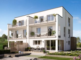 Fertighaus CELEBRATION 122 V7 XL von Bien-Zenker Schlüsselfertig ab 480436€, Cubushaus Außenansicht 1