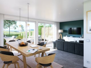 Fertighaus CELEBRATION 122 V7 XL von Bien-Zenker Schlüsselfertig ab 480436€, Cubushaus Innenansicht 1