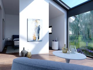 Fertighaus CONCEPT-M 153 Stuttgart von Bien-Zenker Schlüsselfertig ab 836663€, Satteldach-Klassiker Innenansicht 4