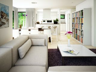 Fertighaus CONCEPT-M 163 München von Bien-Zenker Schlüsselfertig ab 609096€, Satteldach-Klassiker Innenansicht 1