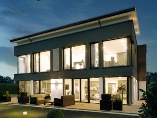 Fertighaus CONCEPT-M 165 Wuppertal von Bien-Zenker Schlüsselfertig ab 877797€, Pultdachhaus Außenansicht 5