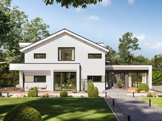 Fertighaus CONCEPT-M 166 Erfurt von Bien-Zenker Schlüsselfertig ab 660848€, Satteldach-Klassiker Außenansicht 2