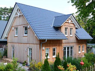 Fertighaus Alexandra (KfW-Effizienzhaus 40 EE) von Dammann-Haus Schlüsselfertig ab 360700€, Außenansicht 1