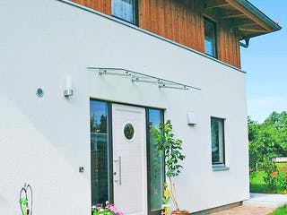 Fertighaus Christine (KfW-Effizienzhaus 40 EE) von Dammann-Haus Schlüsselfertig ab 328300€, Stadtvilla Außenansicht 4
