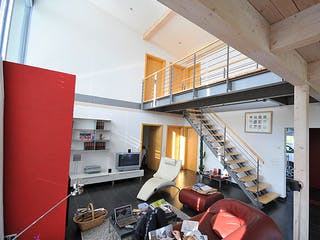 Fertighaus Sabine (KfW-Effizienzhaus 40 EE) von Dammann-Haus Schlüsselfertig ab 444200€, Pultdachhaus Innenansicht 2