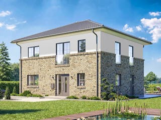 Fertighaus Discovery XL von Danhaus Deutschland Schlüsselfertig ab 454344€, Stadtvilla Außenansicht 2