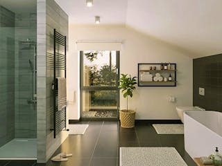 Fertighaus Dreamline-E-125 E4 von Danhaus Deutschland, Satteldach-Klassiker Innenansicht 3