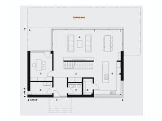 Fertighaus Vision 227 von Danwood - VISION by Danwood Schlüsselfertig ab 848600€, Satteldach-Klassiker Grundriss 1