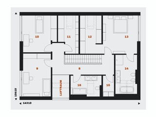 Fertighaus Vision 227 von Danwood - VISION by Danwood Schlüsselfertig ab 848600€, Satteldach-Klassiker Grundriss 2