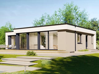Fertighaus Next 110 F von Danwood - NEXT by Danwood Schlüsselfertig ab 370900€, Bungalow Außenansicht 1