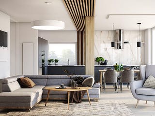 Fertighaus Next 110 F von Danwood - NEXT by Danwood Schlüsselfertig ab 370900€, Bungalow Innenansicht 1