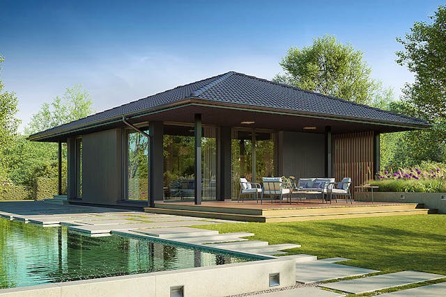 Fertighaus mit 100 qm Bungalow.de