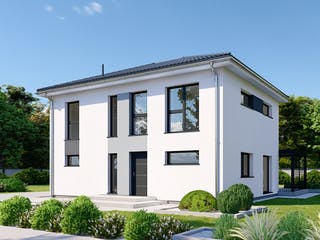 Fertighaus Park 150.1W von Danwood Schlüsselfertig ab 309000€, Stadtvilla Außenansicht 1