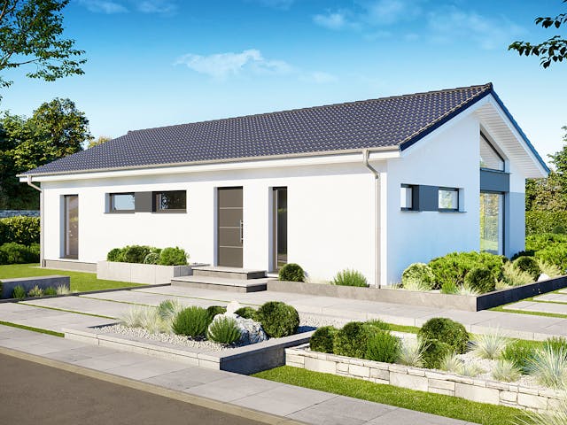 Fertighaus Perfect 113 von Danwood Schlüsselfertig ab 279000€, Bungalow Außenansicht 1 Fertighaus Perfect 113 von Danwood Schlüsselfertig ab 279000€, Bungalow Außenansicht 1