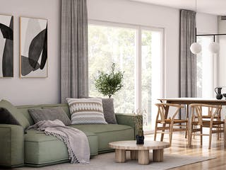 Fertighaus Point 130 von Danwood Schlüsselfertig ab 243500€, Satteldach-Klassiker Innenansicht 2