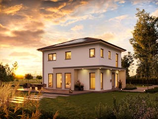 Fertighaus White&Black 120 von WHITE&BLACK Fertighäuser Schlüsselfertig ab 311563€, Satteldach-Klassiker Außenansicht 3