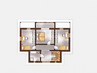 Massivhaus De Sol von Wagener Systemhausbau Schlüsselfertig ab 322000€, Pultdachhaus Grundriss 1