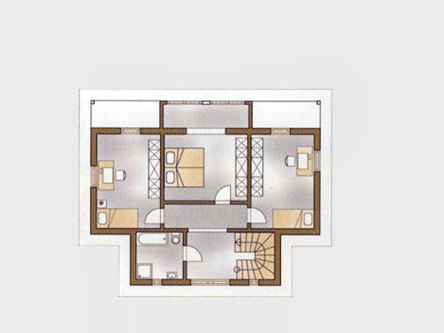 Massivhaus De Sol von Wagener Systemhausbau Schlüsselfertig ab 322000€, Pultdachhaus Grundriss 1
