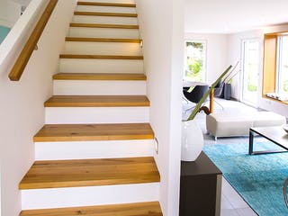 Massivhaus ICON 3 mit Satteldach von Dennert Massivhaus Ausbauhaus ab 230170€, Satteldach-Klassiker Innenansicht 5