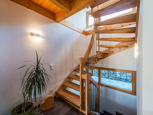 Blockhaus D152 Sum von Frammelsberger R. Ingenieur-Holzbau, Satteldach-Klassiker Innenansicht 5
