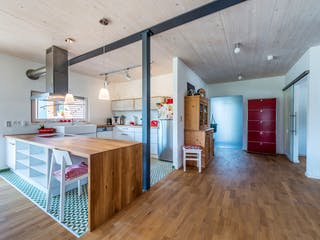 Blockhaus D146 Köstler von Frammelsberger R. Ingenieur-Holzbau, Satteldach-Klassiker Innenansicht 3