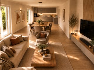 Massivhaus Prerow von TIMOWA Massivhäuser Schlüsselfertig ab 303900€, Satteldach-Klassiker Innenansicht 1