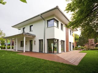Fertighaus Edition Select 156 von Wolf-Haus Schlüsselfertig ab 395675€, Stadtvilla Außenansicht 3
