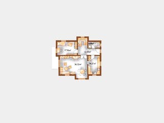 Massivhaus Elegance von Wagener Systemhausbau Schlüsselfertig ab 386000€, Satteldach-Klassiker Grundriss 2