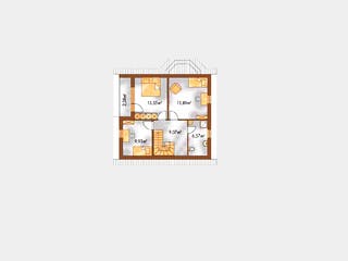 Massivhaus Evergreen von Wagener Systemhausbau Schlüsselfertig ab 269000€, Satteldach-Klassiker Grundriss 1