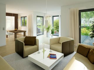 Fertighaus EVOLUTION 143 V2 von Bien-Zenker Schlüsselfertig ab 372527€, Satteldach-Klassiker Innenansicht 1