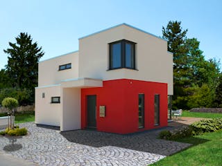 Fertighaus Patrino von Fingerhut Haus Schlüsselfertig ab 485804€, Cubushaus Außenansicht 4