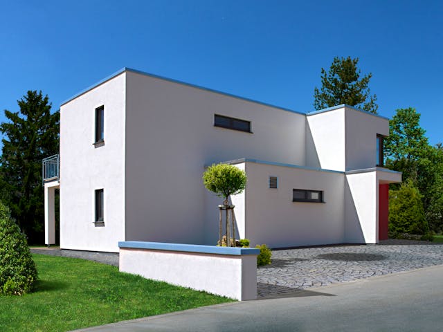 Fertighaus Patrino von Fingerhut Haus Schlüsselfertig ab 481127€, Cubushaus Außenansicht 1