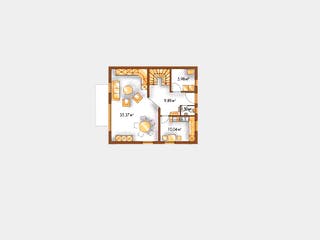 Massivhaus Family Kompakt von Wagener Systemhausbau Schlüsselfertig ab 244000€, Satteldach-Klassiker Grundriss 2