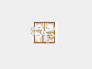 Massivhaus Familyhaus von Wagener Systemhausbau Schlüsselfertig ab 290000€, Satteldach-Klassiker Grundriss 1