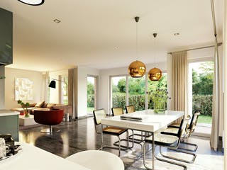 Fertighaus EVOLUTION 162 V4 von Bien-Zenker Schlüsselfertig ab 418006€, Satteldach-Klassiker Innenansicht 1