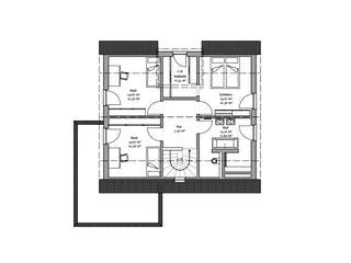 Fertighaus Musterhaus Seegarten von FischerHaus Schlüsselfertig ab 435784€, Satteldach-Klassiker Grundriss 2