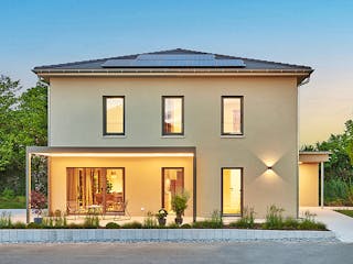Fertighaus MH Mannheim - UrbanLife von Fertighaus WEISS Schlüsselfertig ab 495611€, Stadtvilla Außenansicht 1
