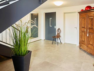 Fertighaus Haus Chmel von Fertighaus WEISS, Pultdachhaus Innenansicht 5