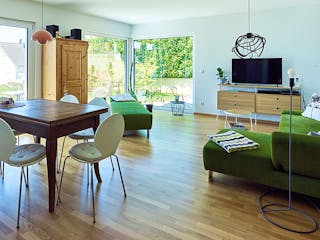 Fertighaus Haus CR von Fertighaus WEISS Schlüsselfertig ab 287713€, Bungalow Innenansicht 1