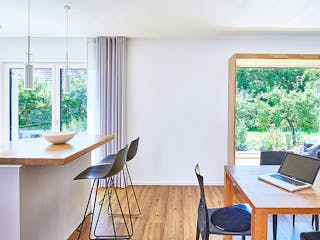 Fertighaus Haus Garten von Fertighaus WEISS Schlüsselfertig ab 401515€, Satteldach-Klassiker Innenansicht 3