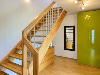 Fertighaus Haus Grauer von Fertighaus WEISS Schlüsselfertig ab 490202€, Satteldach-Klassiker Innenansicht 3