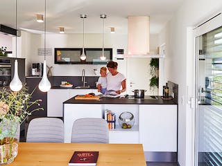 Fertighaus Haus Groß von Fertighaus WEISS Schlüsselfertig ab 467652€, Satteldach-Klassiker Innenansicht 3