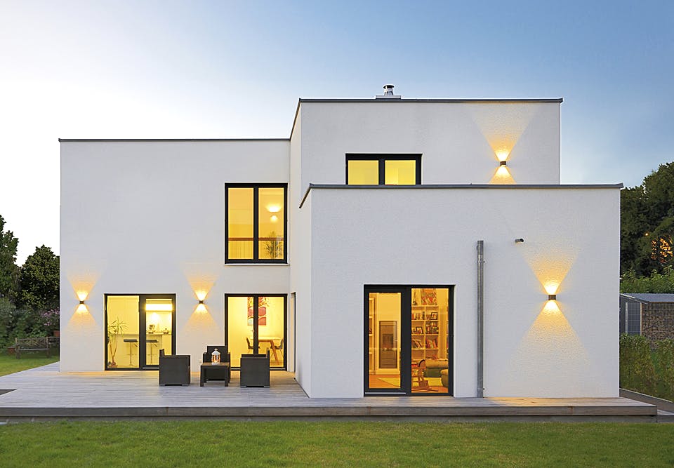 Fertighaus Haus Jacobi von Fertighaus WEISS Schlüsselfertig ab 501934€, Cubushaus Außenansicht 1