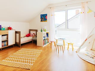 Fertighaus Haus John von Fertighaus WEISS Schlüsselfertig ab 580723€, Satteldach-Klassiker Innenansicht 7