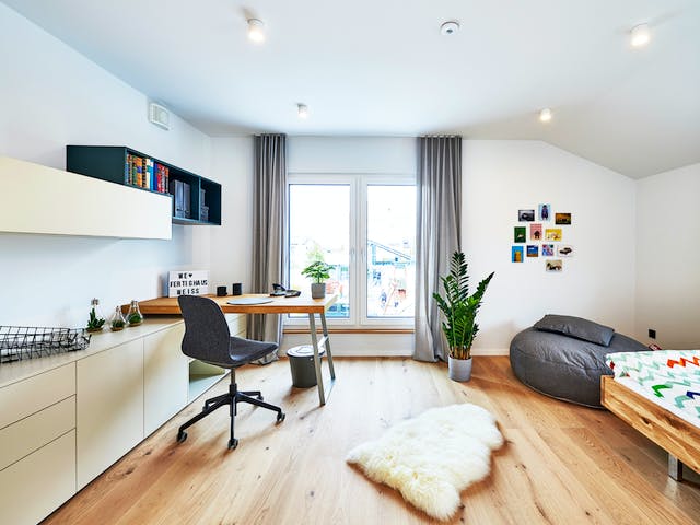 Fertighaus MH RELAX Fellbach von Fertighaus WEISS Schlüsselfertig ab 496550€, Satteldach-Klassiker Innenansicht 6