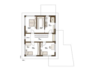 Fertighaus MH Poing - Balance von WEISS Holzhaus Schlüsselfertig ab 515394€, Satteldach-Klassiker Grundriss 2