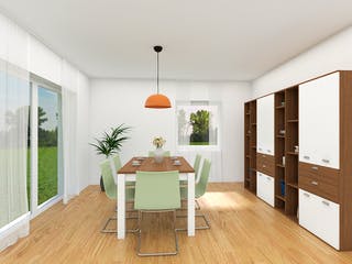 Massivhaus Stadthaus Chemnitz von FIBAV Massivhaus, Satteldach-Klassiker Innenansicht 2