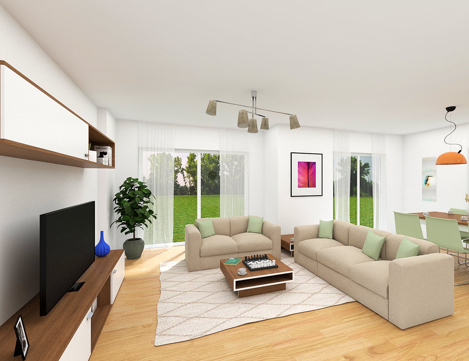 Massivhaus Stadtvilla Emden von FIBAV Massivhaus, Stadtvilla Innenansicht 1