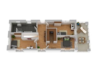 Massivhaus Stadtvilla Fürstenberg von FIBAV Massivhaus, Stadtvilla Grundriss 2